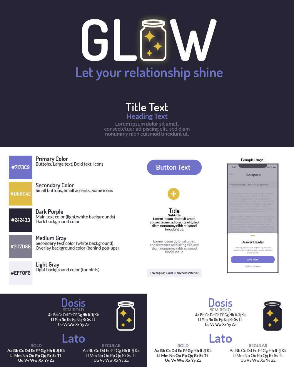 Branding guide for Glow